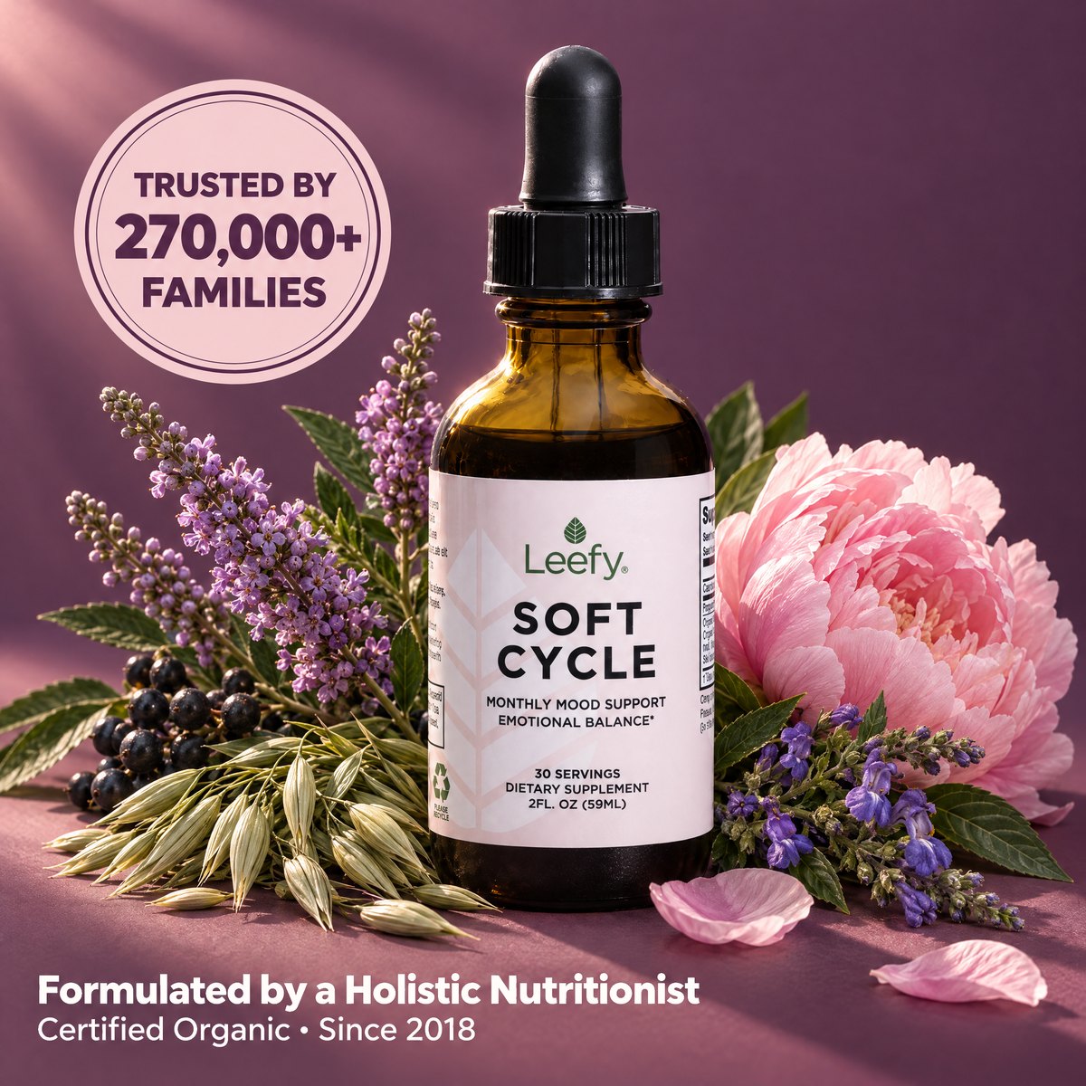 Soft Cycle bottle, front label