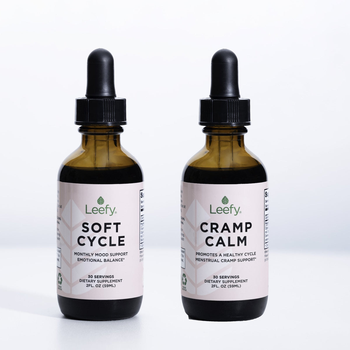 Cycle Support Bundle: Cramp Calm and Soft Cycle on white